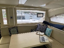 Used Power Catamaran for Sale 2015 Leopard 51PC Layout & Accommodations
